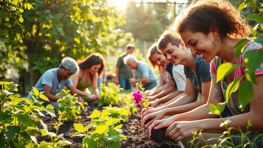 gardening fosters community connections