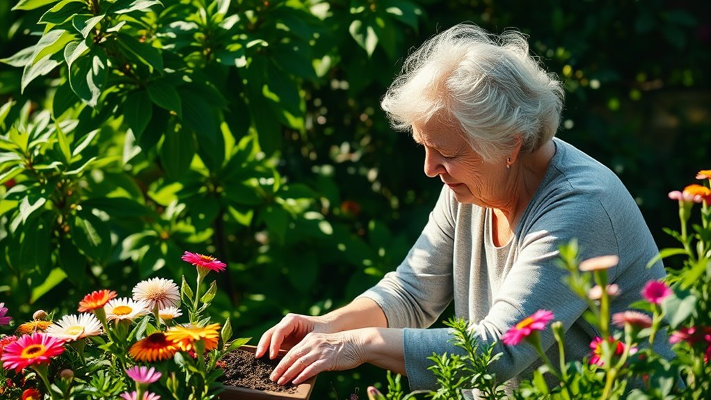 gardening promotes physical activity