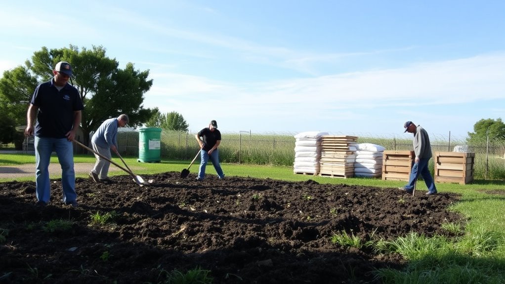 site preparation process initiated