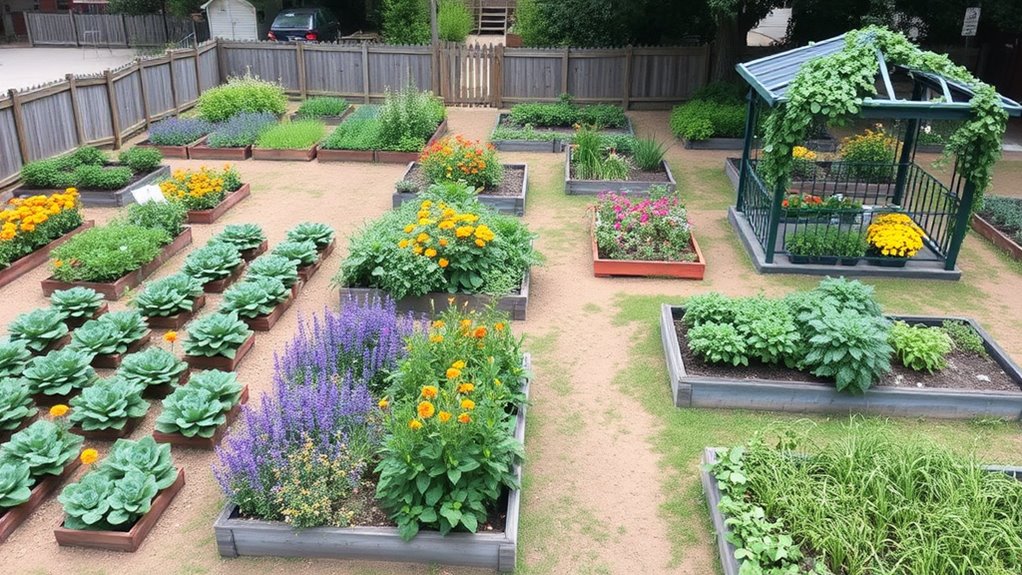 types of community gardens