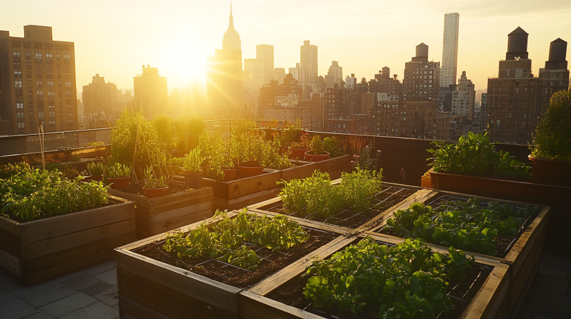 aesthetic urban garden designs