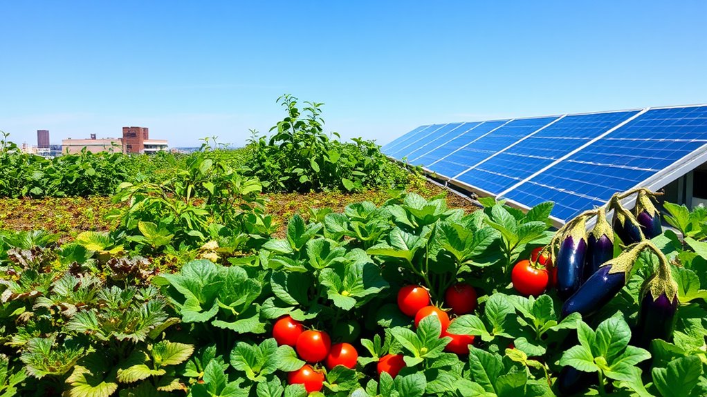 rooftop gardens enhance energy efficiency